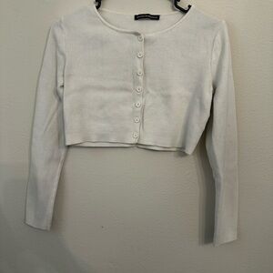 Brandy Melville White Button Down Shirt
